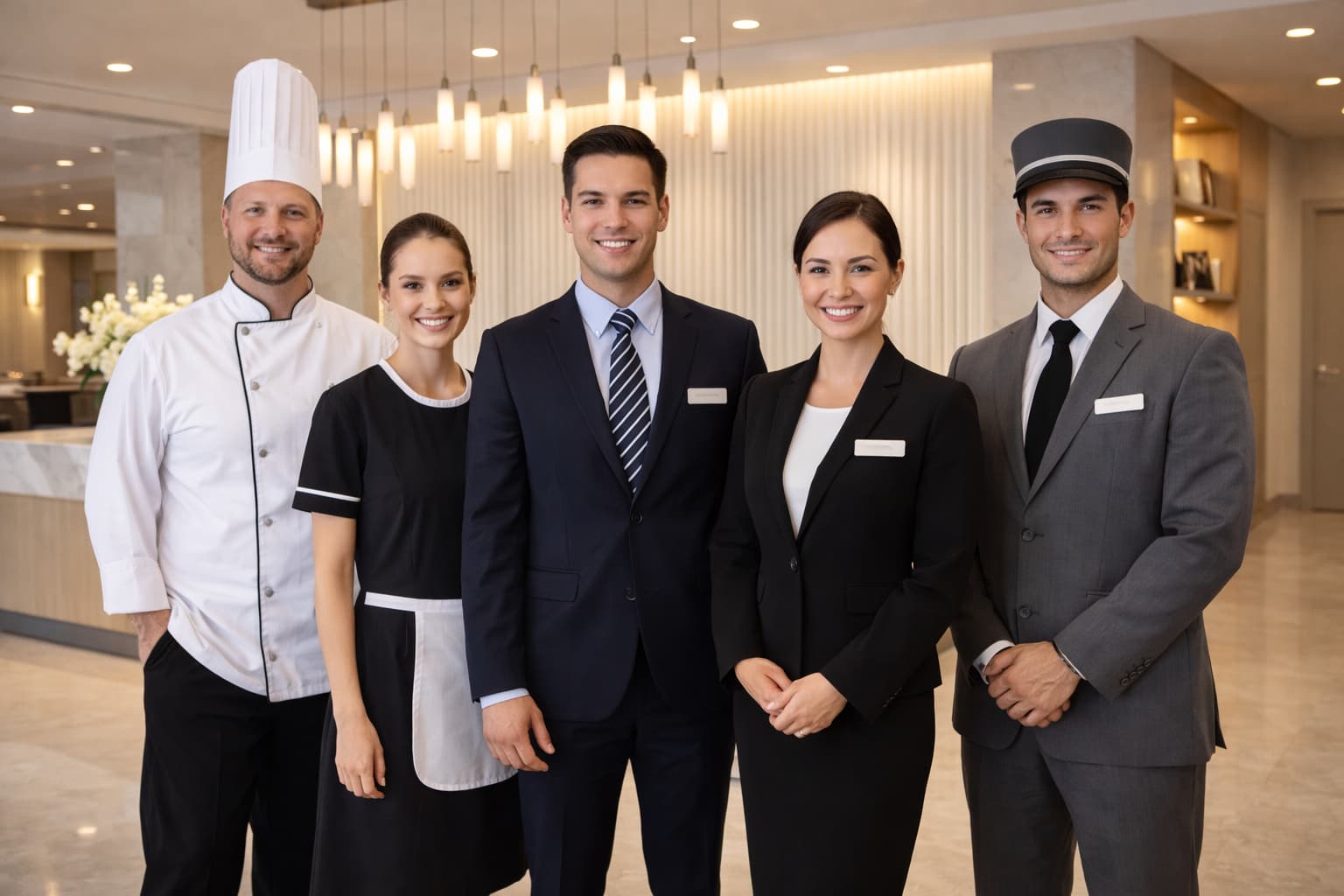 Our professional team at work